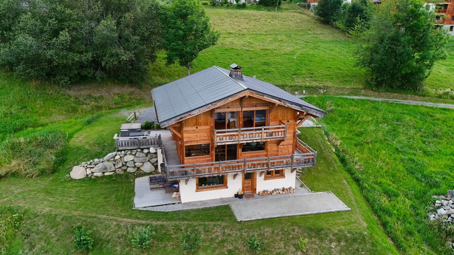 Chalet Vue Mont Blanc Avec Jacuzzi Exterieur Combloux 0*,  France