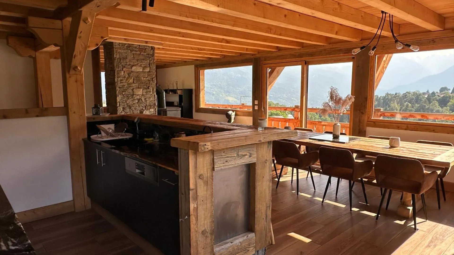 Apartment Chalet Vue Mont Blanc Avec Jacuzzi Exterieur Combloux