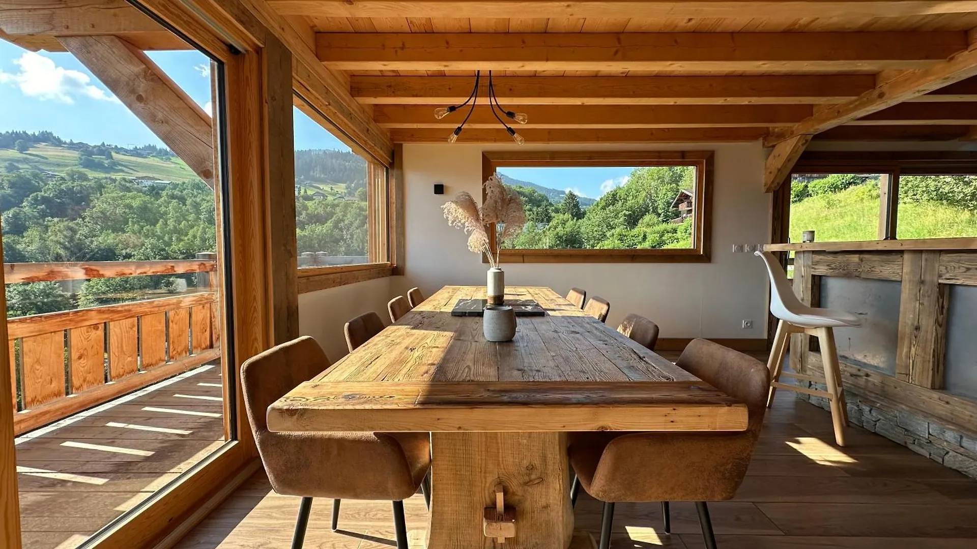 Apartment Chalet Vue Mont Blanc Avec Jacuzzi Exterieur Combloux